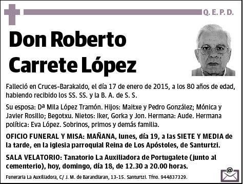 CARRETE LOPEZ,ROBERTO