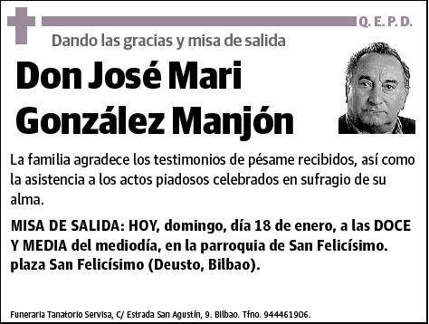 GONZALEZ MANJON,JOSE MARI