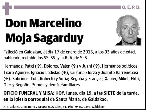 MOJA SAGARDUY,MARCELINO