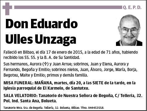 ULLES UNZAGA,EDUARDO