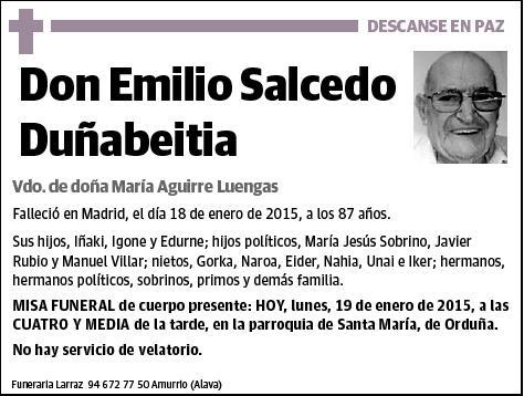 SALCEDO DUÑABEITIA,EMILIO