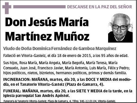 MARTINEZ MUÑOZ,JESUS MARIA