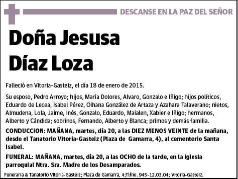 DIAZ LOZA,JESUSA