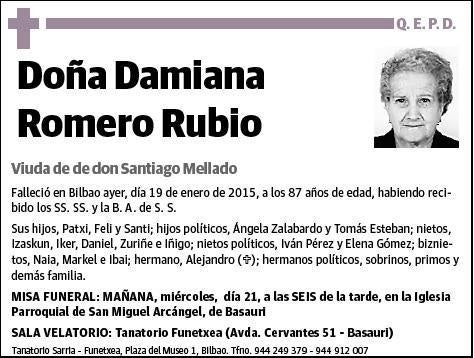 ROMERO RUBIO,DAMIANA