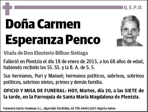 ESPERANZA PENCO,CARMEN