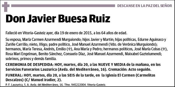 BUESA RUIZ,JAVIER