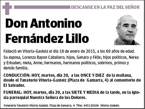 FERNANDEZ LILLO,ANTONINO