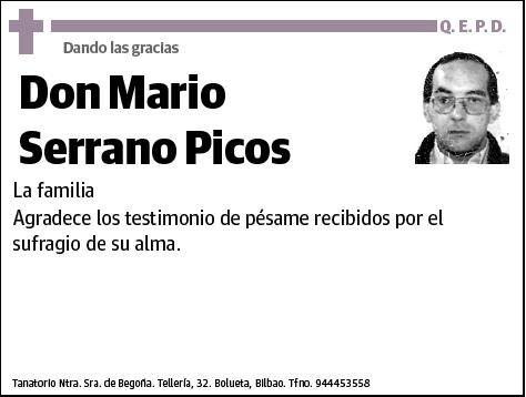 SERRANO PICOS,MARIO