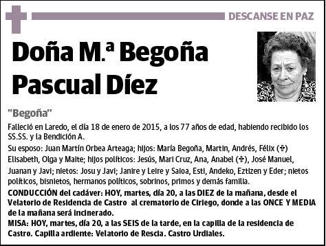 PASCUAL DIEZ,Mª BEGOÑA