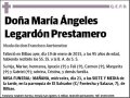 LEGARDON PRESTAMERO,MARIA ANGELES