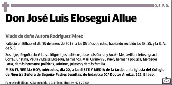 ELOSEGUI ALLUE,JOSE LUIS