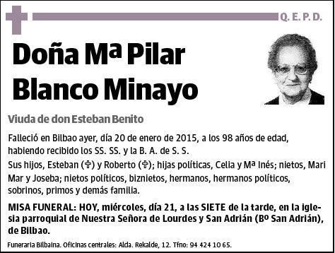 BLANCO MINAYO,Mª PILAR