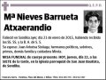 BARRUETA ATXAERANDIO,Mª NIEVES