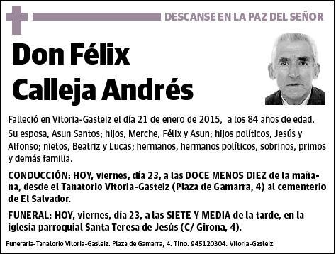 CALLEJA ANDRES,FELIX