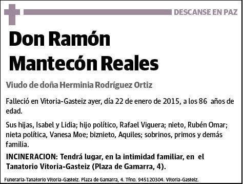 MANTECON REALES,RAMON