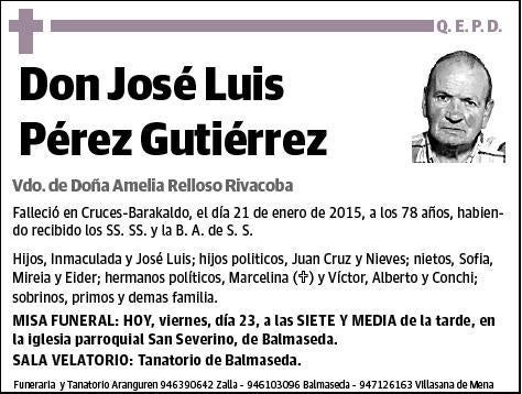 PEREZ GUTIERREZ,JOSE LUIS