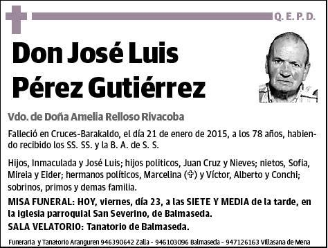 PEREZ GUTIERREZ,JOSE LUIS