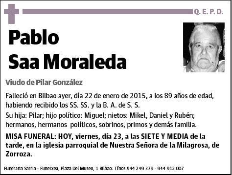 SAA MORALEDA,PABLO