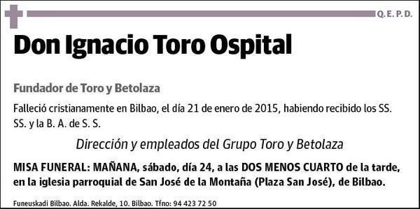 TORO OSPITAL,IGNACIO