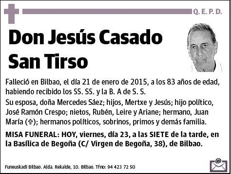 CASADO SAN TIRSO,JESUS