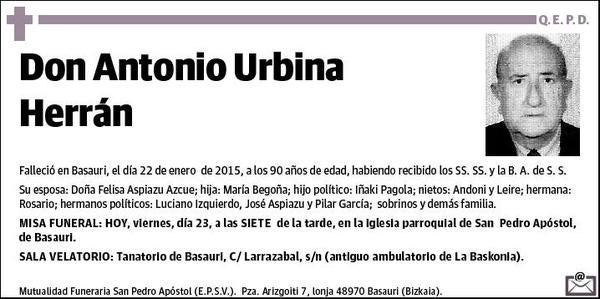 URBINA HERRAN,ANTONIO