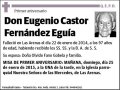 FERNANDEZ EGUIA,EUGENIO CASTOR