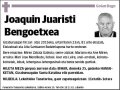 JUARISTI BENGOETXEA,JOAQUIN