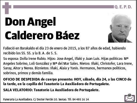 CALDERERO BAEZ,ANGEL