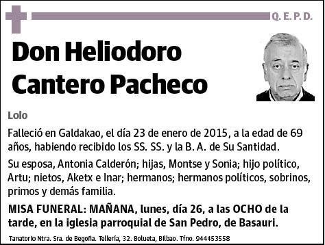 CANTERO PACHECO,HELIODRO