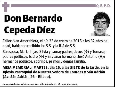 CEPEDA DIEZ,BERNARDO