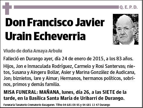 URAIN ECHEVERRIA,FRANCISCO