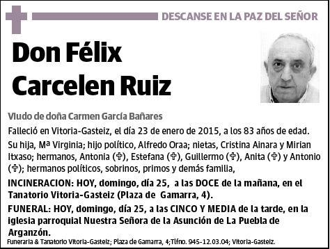 CARCELEN RUIZ,FELIX