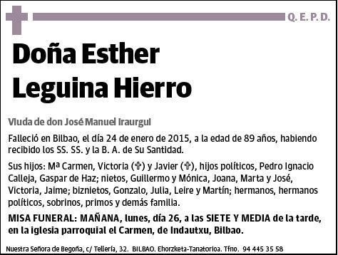 LEGUINA HIERRO,ESTHER