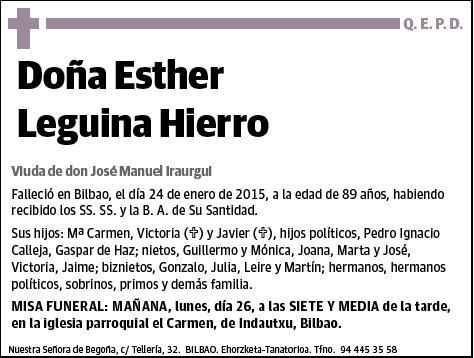 LEGUINA HIERRO,ESTHER