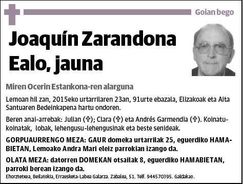 ZARANDONA EALO,JOAQUIN