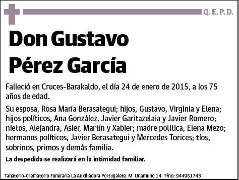 PEREZ GARCIA,GUSTAVO