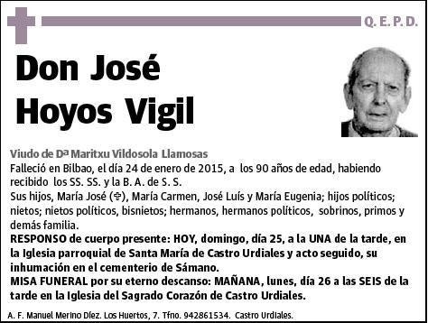 HOYOS VIGIL,JOSE