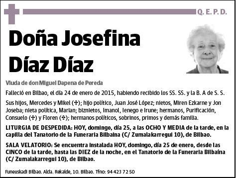 DIAZ DIAZ,JOSEFINA