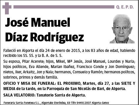 DIAZ RODRIGUEZ,JOSE MANUEL