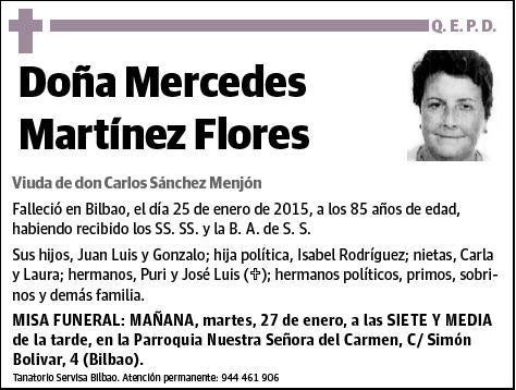 MARTINEZ FLORES,MERCEDES