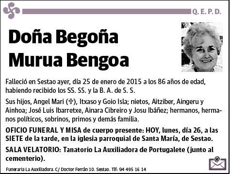 MURUA BENGOA,BEGOÑA