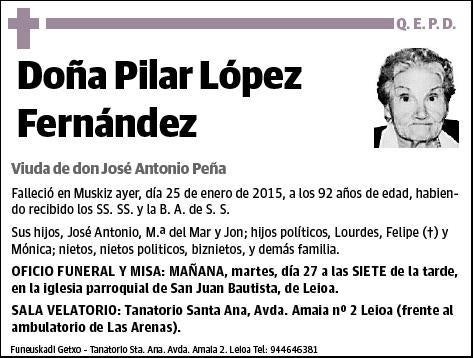 LOPEZ FERNANDEZ,PILAR