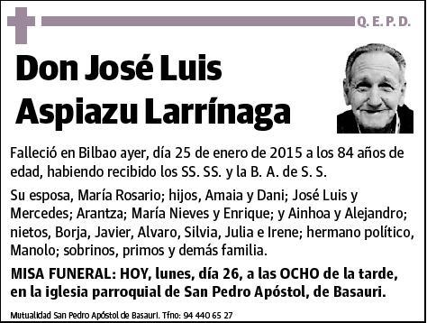 ASPIAZU LARRINAGA,JOSE LUIS