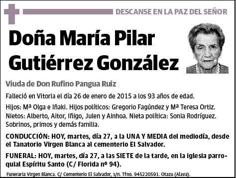 GUTIERREZ GONZALEZ,MARIA PILAR