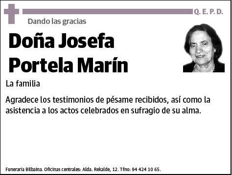 PORTELA MARIN,JOSEFA