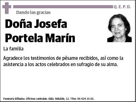 PORTELA MARIN,JOSEFA