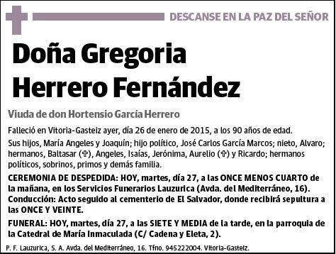 HERRERO FERNANDEZ,GREGORIA