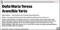 ARANCIBIA YARTO,MARIA TERESA