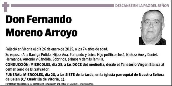 MORENO ARROYO,FERNANDO