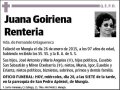 GOIRIENA RENTERIA,JUANA